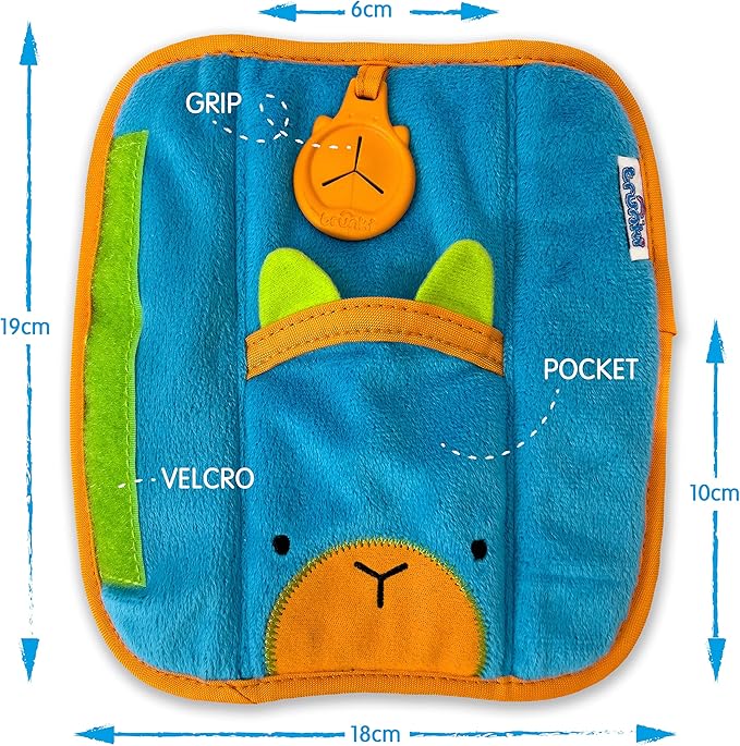 Trunki Seat Belt Pads - Blue: Comfy Kids Seatbelt Cover for Car & Pram