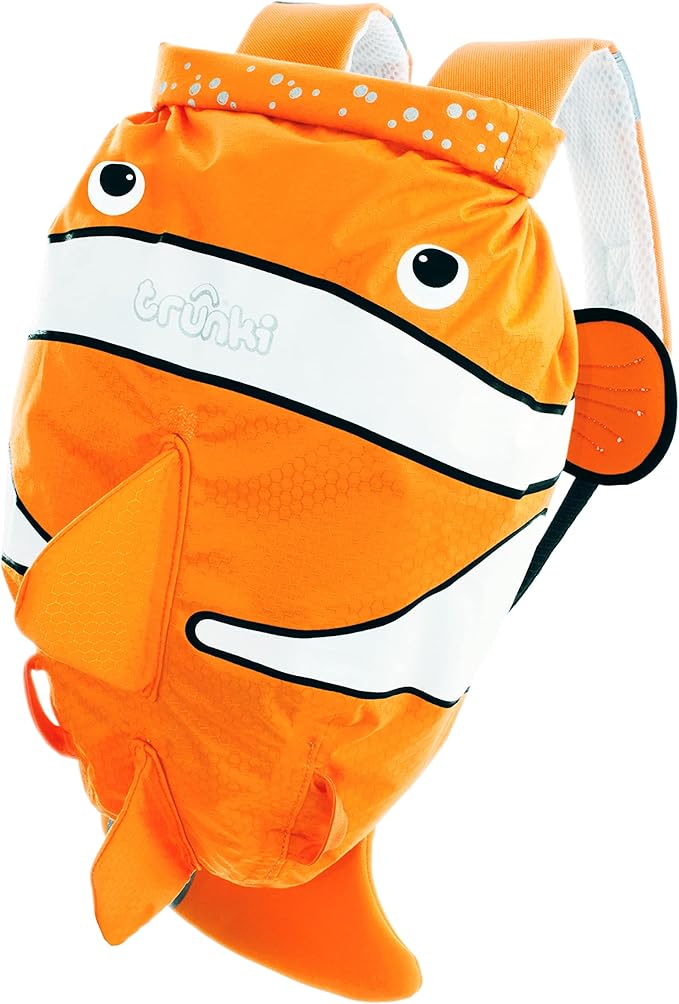 Trunki Paddlepak Waterproof Kids Swim Bag | Chuckles Clown Fish