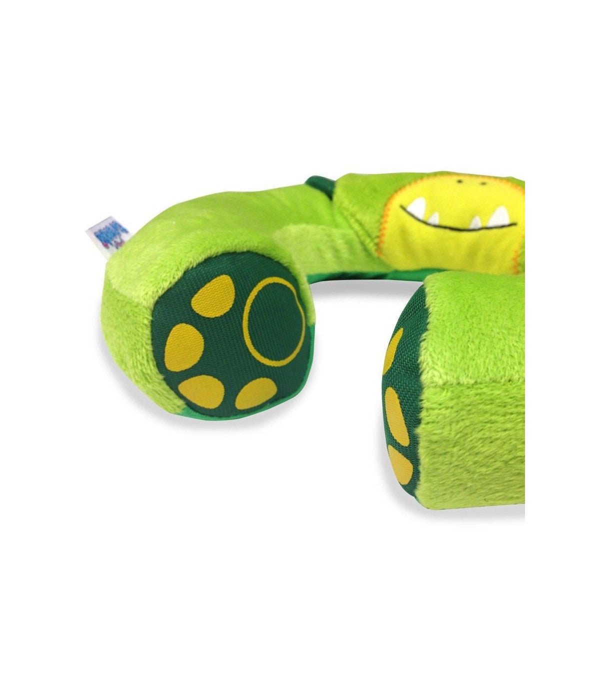 Trunki Kids Travel Neck Pillow | Yondi Dudly Dinosaur, Green - Marah Kids