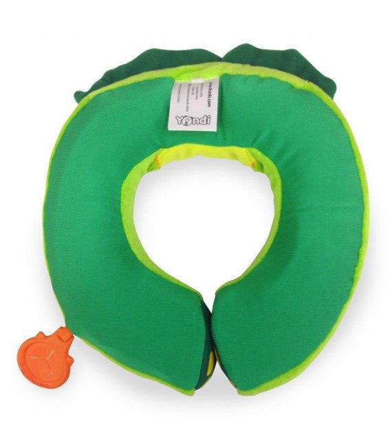 Trunki Kids Travel Neck Pillow | Yondi Dudly Dinosaur, Green - Marah Kids