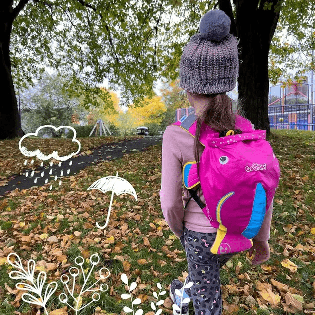 Trunki PaddlePak Waterproof Kids Swim Bag - Coral Tropical Fish (Pink) - Marah Kids