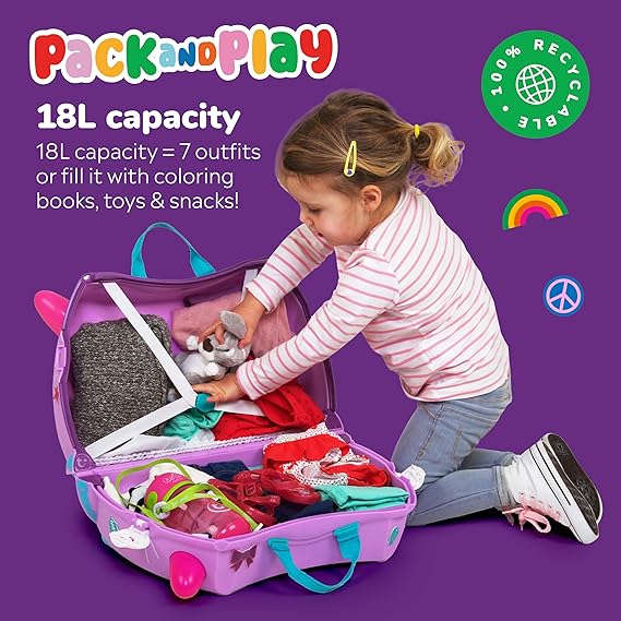 Trunki Harley The Ladybug Ride On Suitcase Red TI0092 - GB01 - Marah Kids