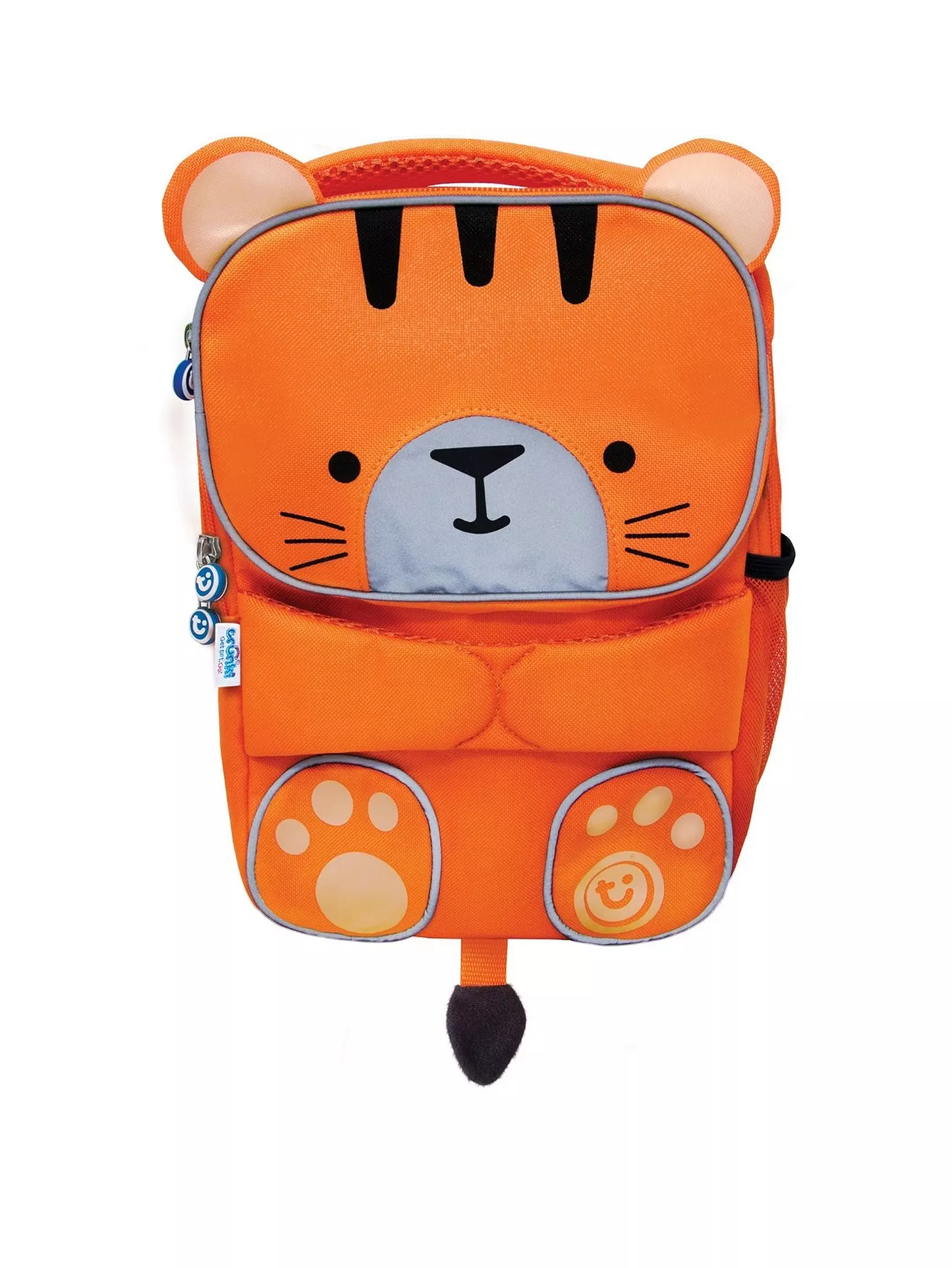 Trunki Toddler Backpack - Tipu Tiger: High Visibility Pre-School Rucksack, Orange