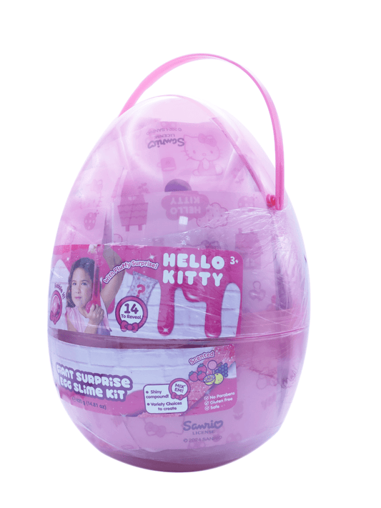 SLIMETIME H.KITTY GIANT SURP. EGG KIT - Marah Kids
