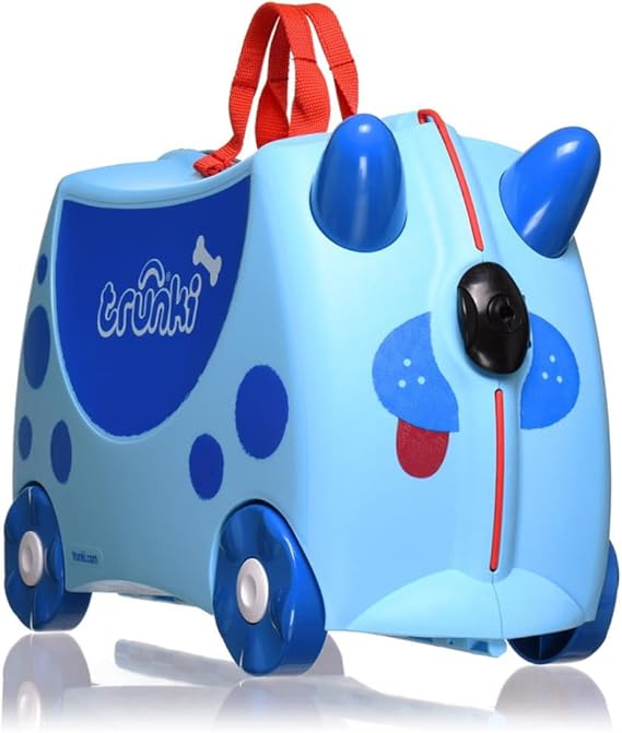 Trunki Ride - On Suitcase - Terrance Fire Engine: Toy Gift for 3 - Year - Old Boys - Marah Kids