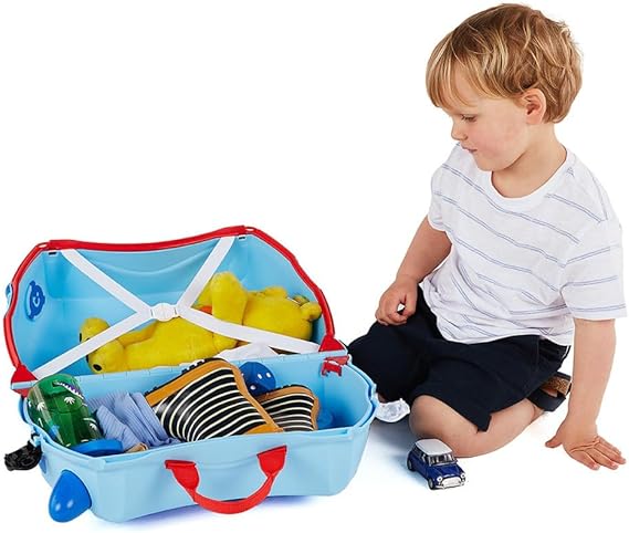 Trunki Ride - On Suitcase - Terrance Fire Engine: Toy Gift for 3 - Year - Old Boys - Marah Kids