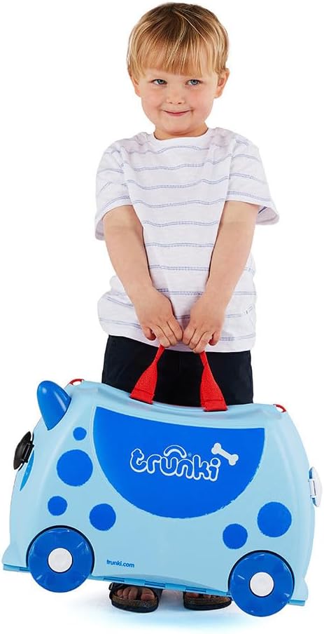 Trunki Ride - On Suitcase - Terrance Fire Engine: Toy Gift for 3 - Year - Old Boys - Marah Kids