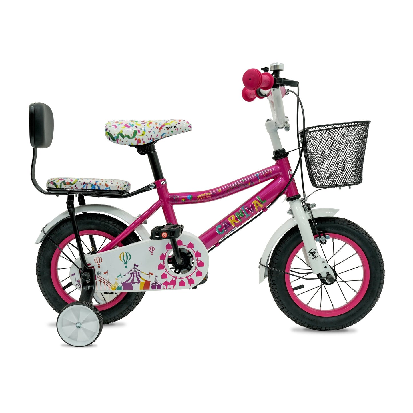 VAUX Carnival Kids Bike 12 Inch - Dark Pink - Marah Kids