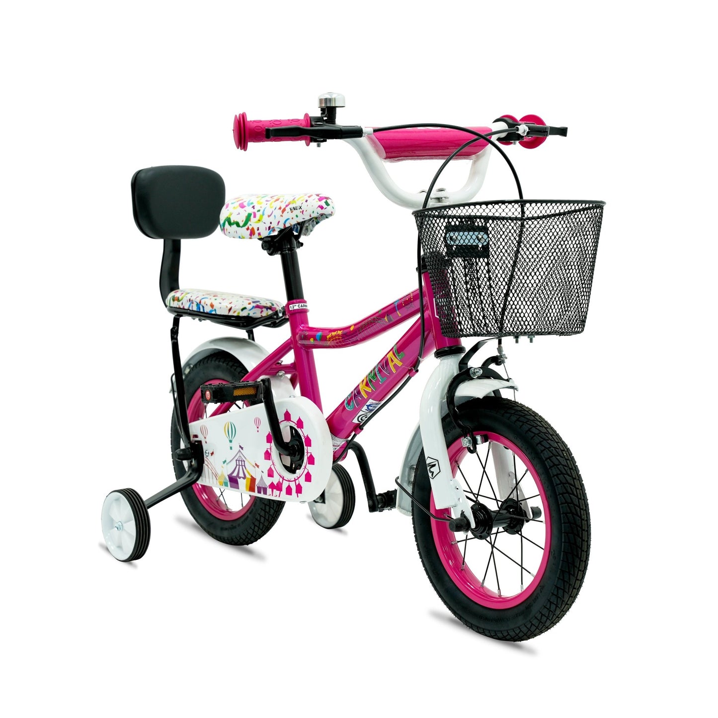 VAUX Carnival Kids Bike 12 Inch - Dark Pink - Marah Kids