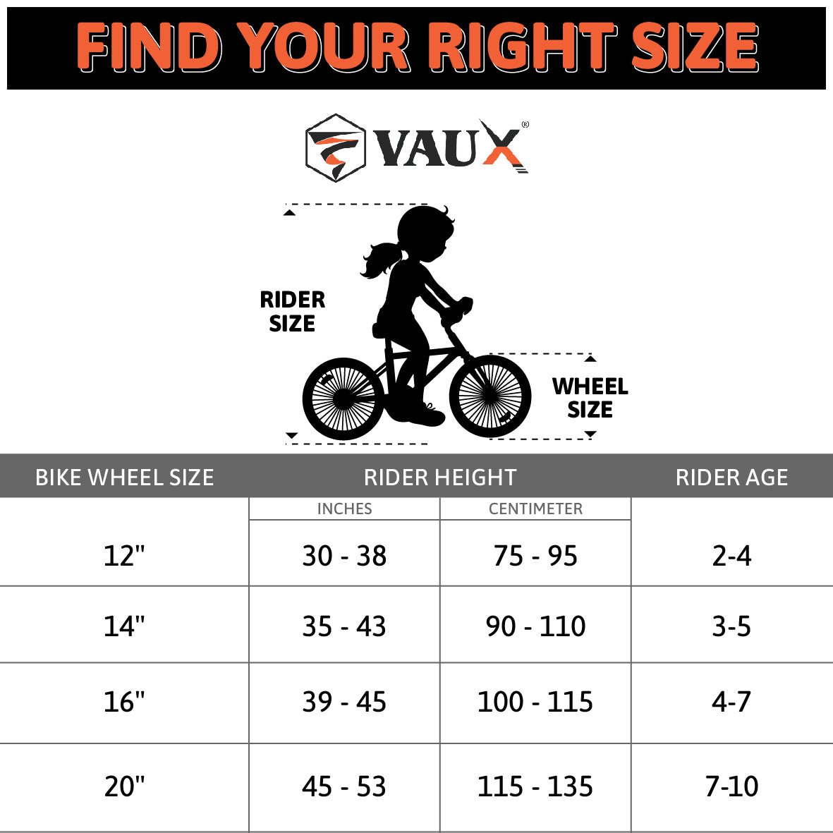 VAUX Super Vaux 14" Kids Bike - Red - Marah Kids