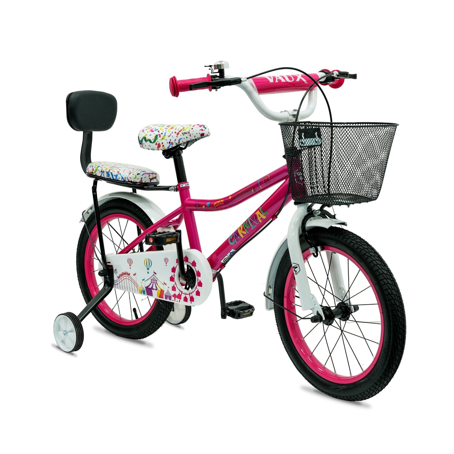 VAUX Carnival Kids Bike 16 Inch - Dark Pink - Marah Kids