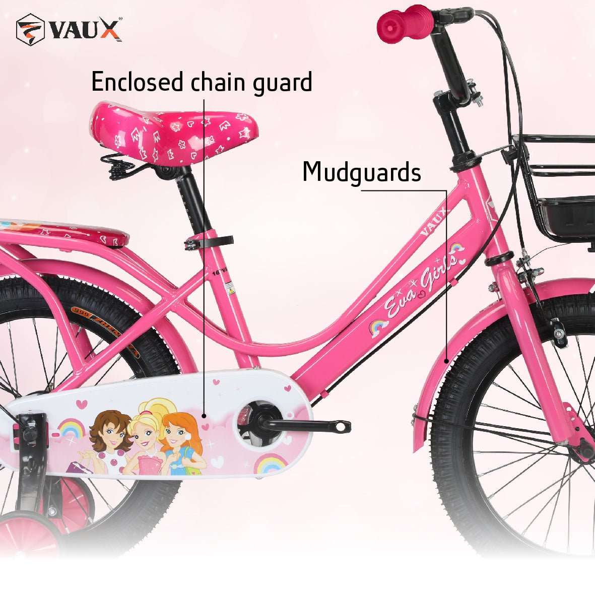 VAUX Eva 16" Girls Bike - Dark Pink - Marah Kids