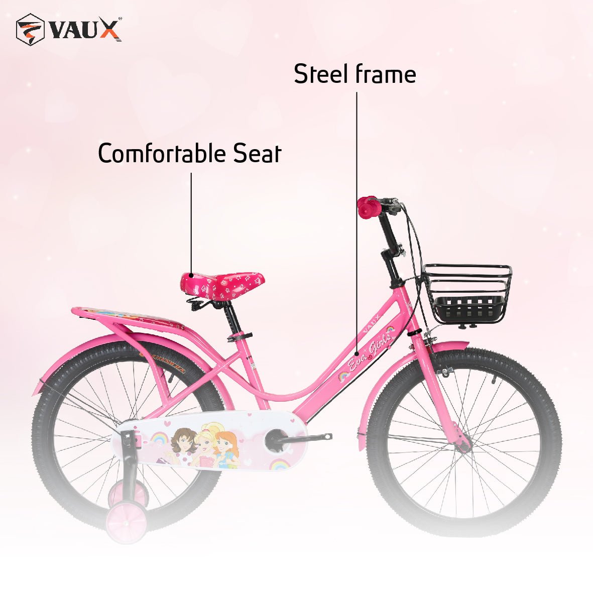 VAUX Eva 20" Girls Bike - Dark Pink - Marah Kids
