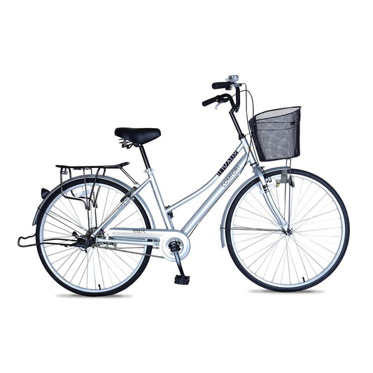 VAUX Comfort 26" City Bike - Silver - Marah Kids