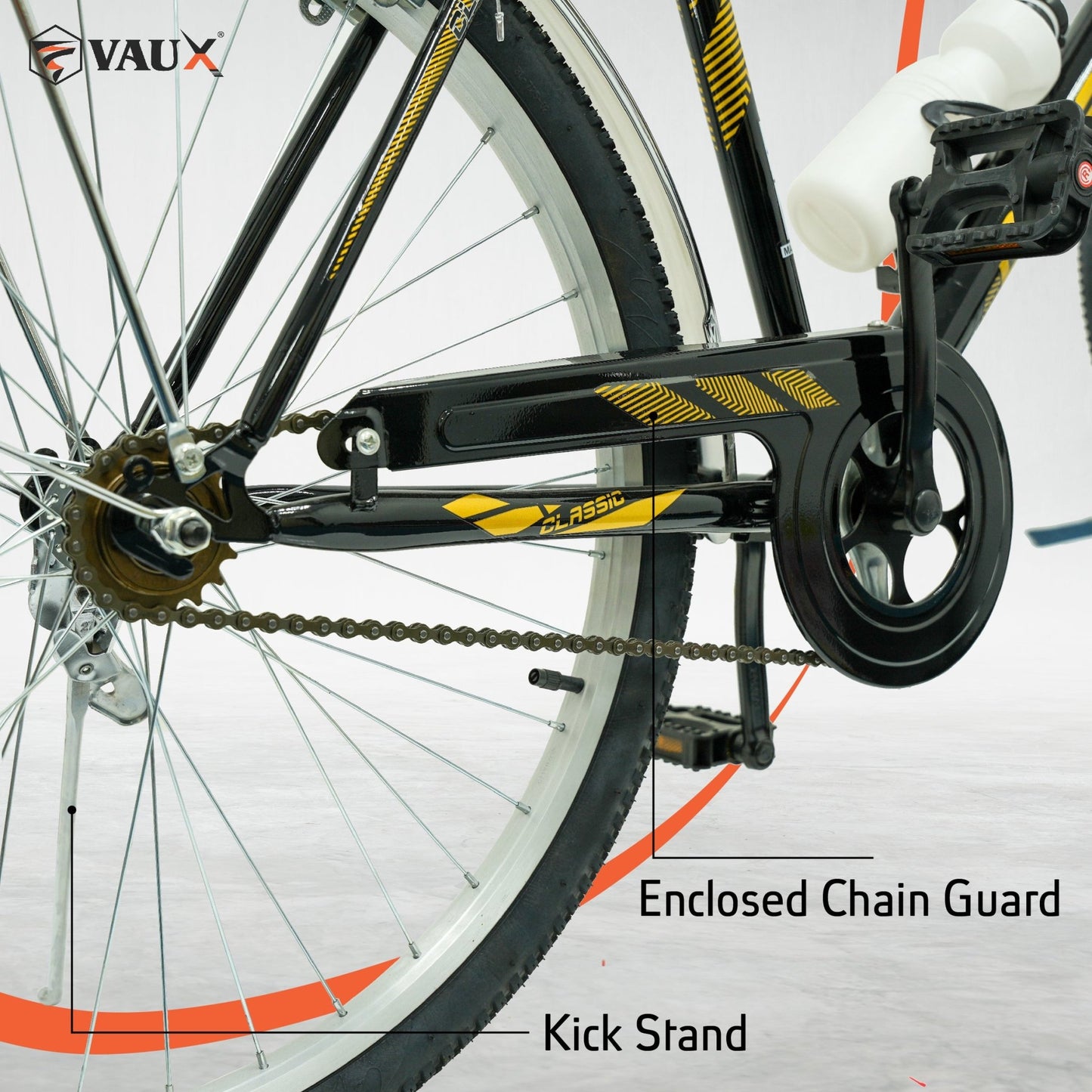 VAUX Classic MTB - Black/Blue - 26" - Marah Kids