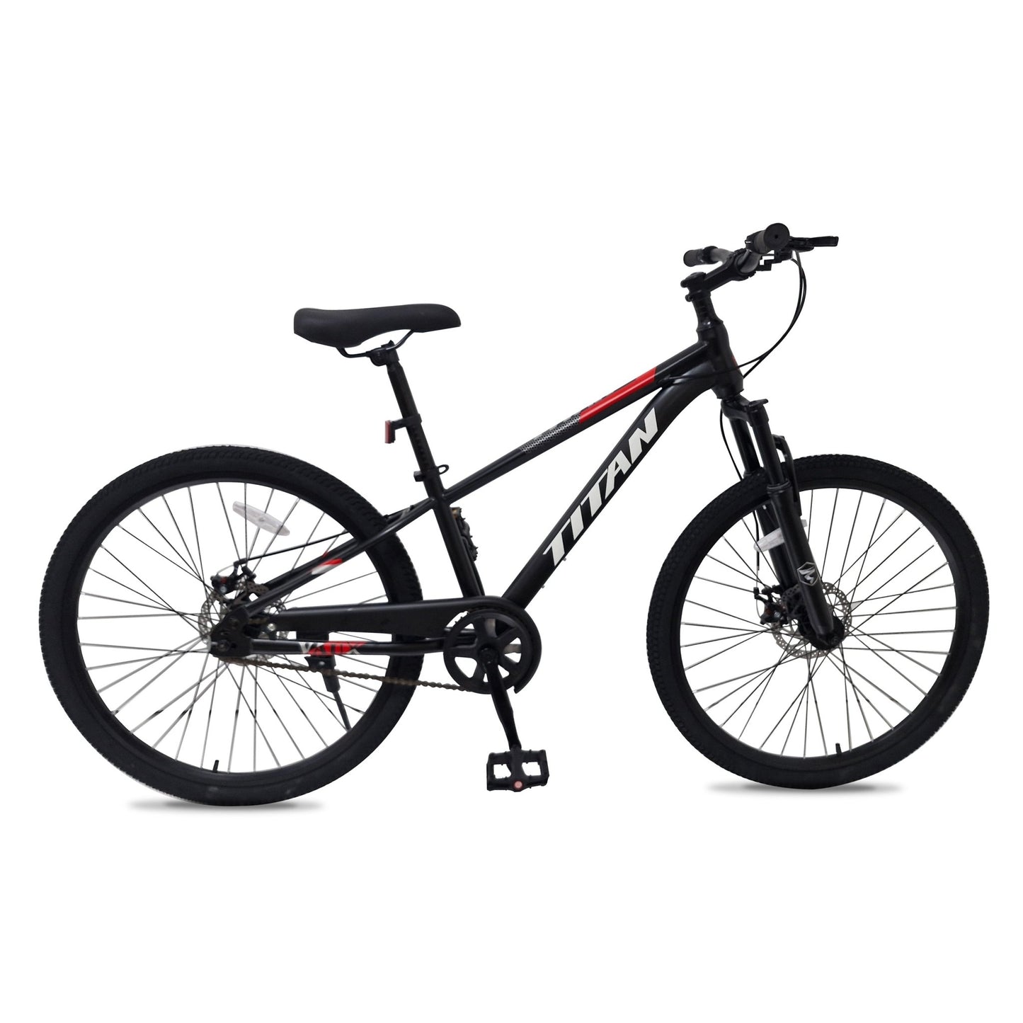VAUX Titan Single Speed Mountain Bike - Black - 26" - Marah Kids