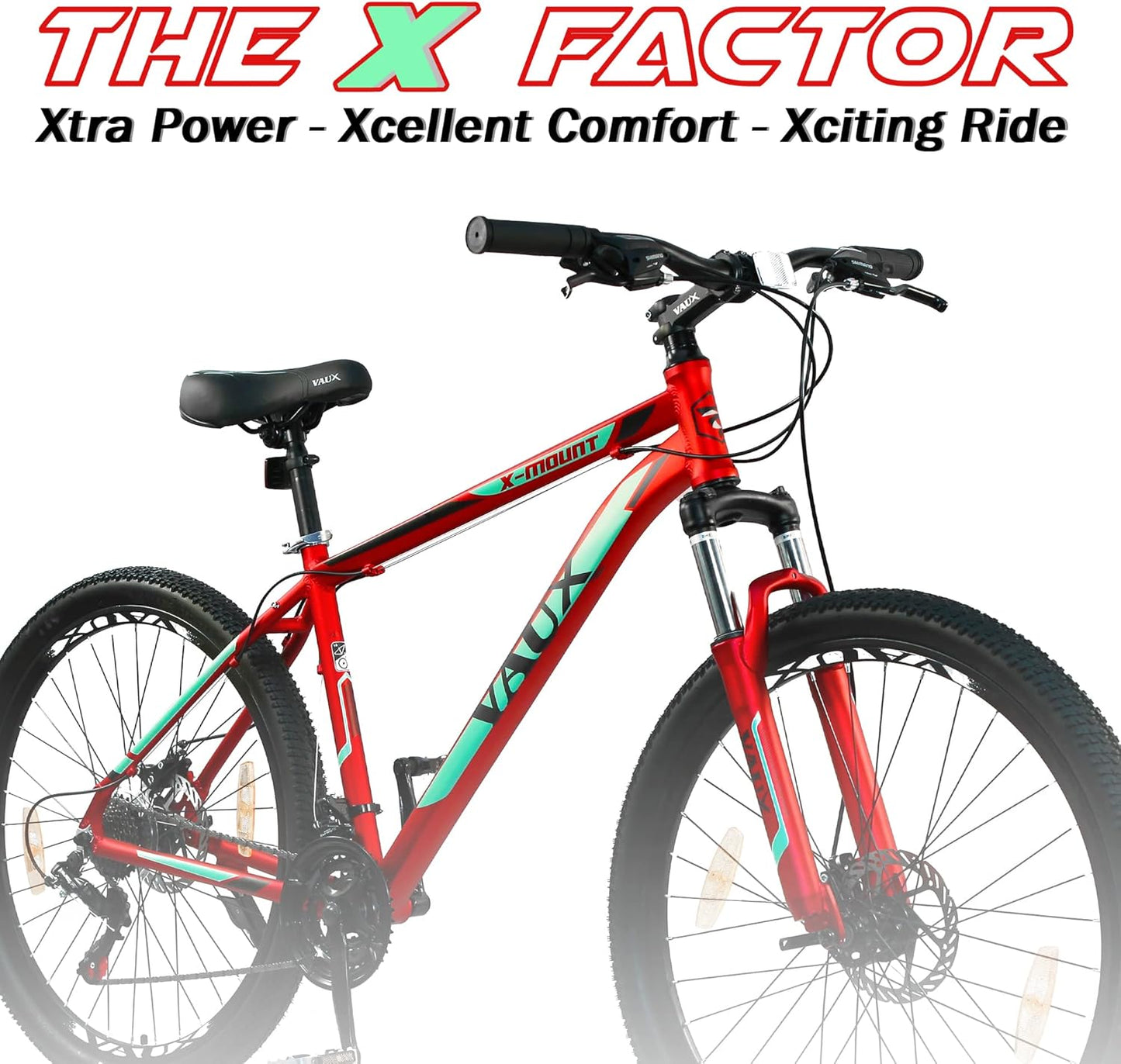 VAUX X - Mount 27.5" Mountain Bike - Red - Marah Kids