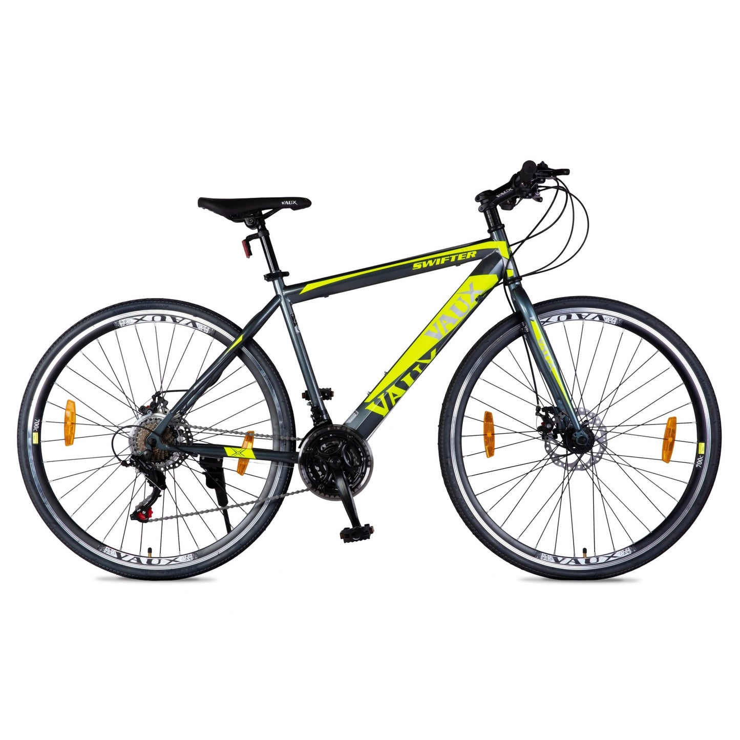 VAUX Swifter Hybrid Road Bike 700C - Grey - Marah Kids