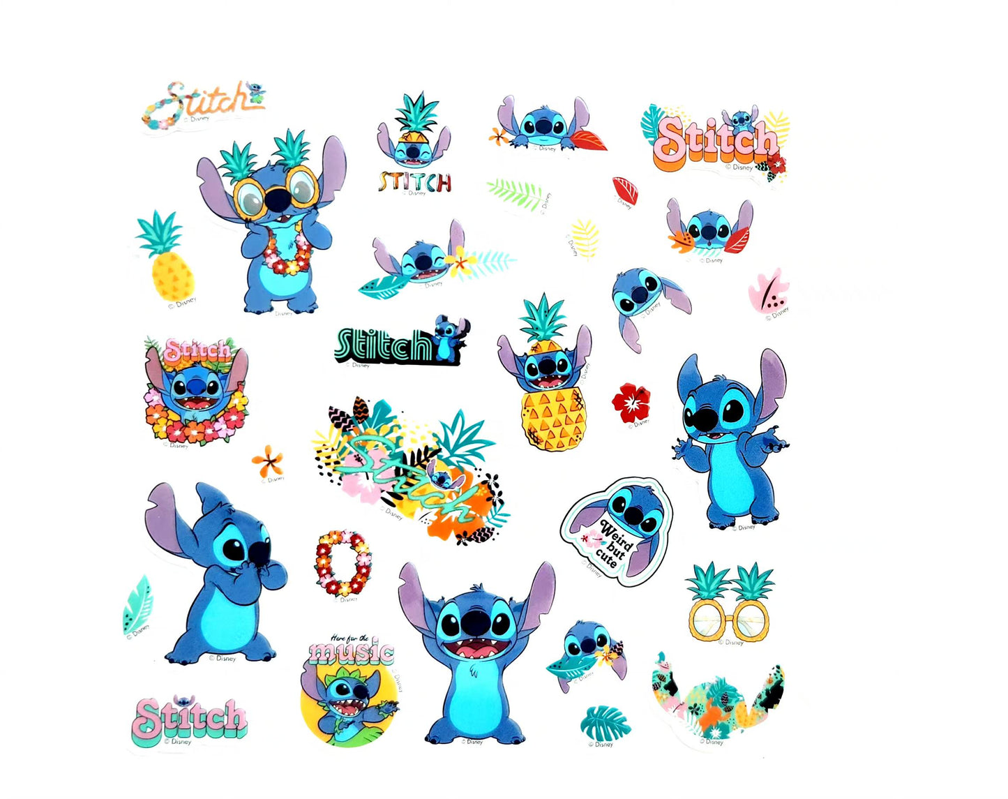 Disney Stitch Puffy Sticker Play Set