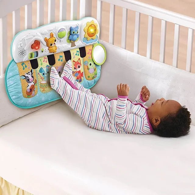 VTech – Lil’ Critters Play & Dream Musical Piano | Baby Musical Toy Mat with Sounds for Boys & Girls | Soothing & Playful Music - Multicolor - Marah Kids
