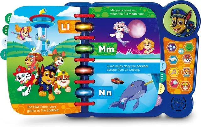 Vtech - The Big Book of PAW Patrol - Multicolour | Educational Learning Toy, Learn Letters & Words, Music & Phrases | Gift for Children 2 - 5 Years + - Marah Kids