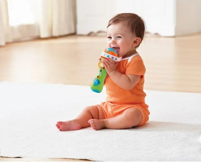 Vtech Toddler Microphone – Early Learning Music Toy with Voice Effects, Lights & Animal Sounds | Developmental Fun for Boys & Girls Ages 1 to 3 - Marah Kids