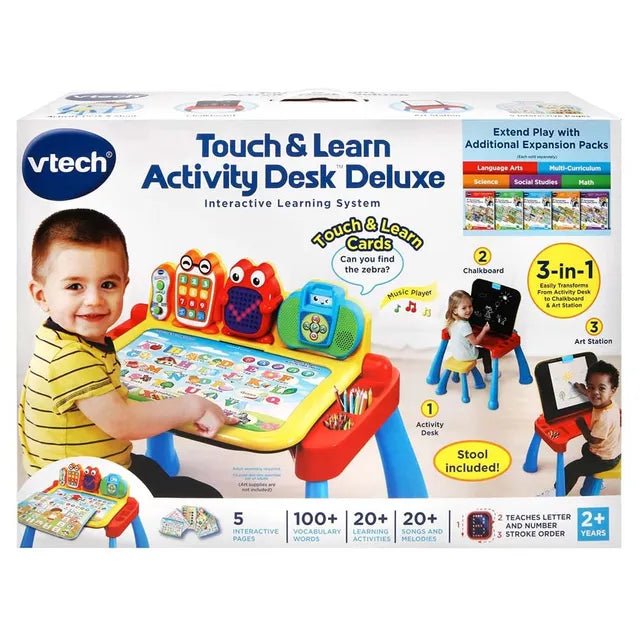 Vtech TOUCH & LEARN ACTIVITY DESK DELUXE (3 - in1) - Marah Kids