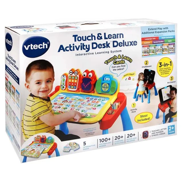 Vtech TOUCH & LEARN ACTIVITY DESK DELUXE (3 - in1) - Marah Kids