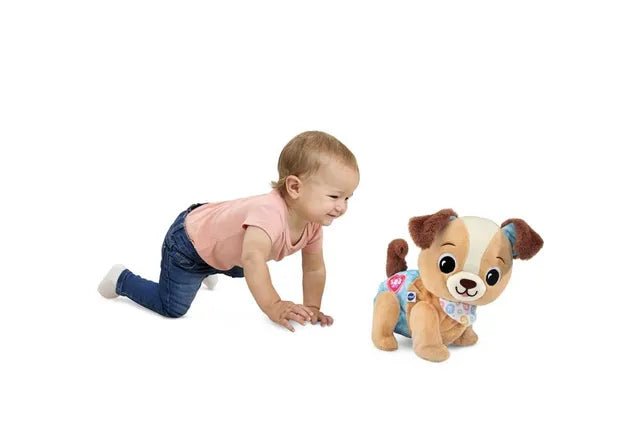 VTech Walking & Singing Plush Puppy Toy with Light - Up Button for Babies (6+ Months) - Marah Kids