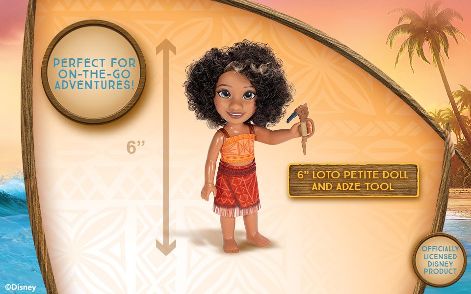 Moana2 Moana&Loto Petite Set 6In 2Asst - Marah Kids