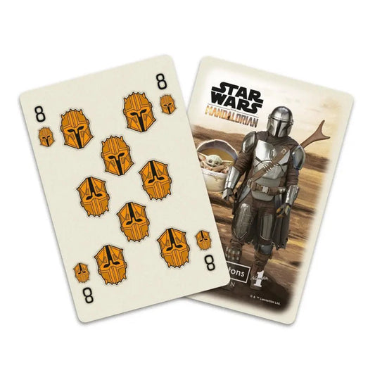 WADDI LICENSE MADALORIAN PCARDS ENG UK12 - Marah Kids