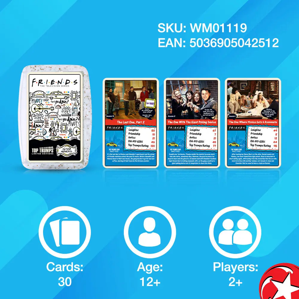 Wmoves - Toptrumps Friends Tv Series Ltd Edition