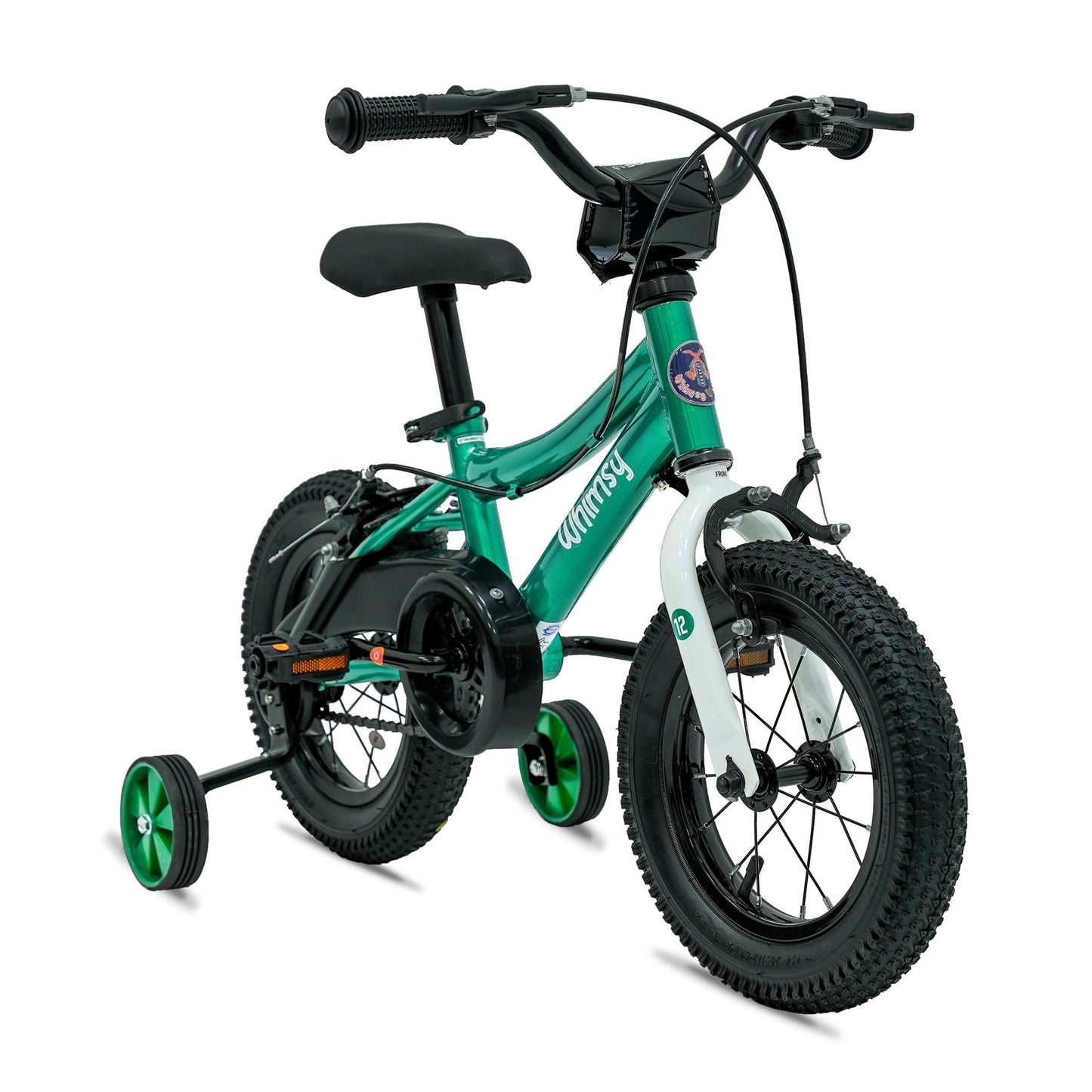 Whimsy Wheels Classic 12" Kids Bike - Green - Marah Kids