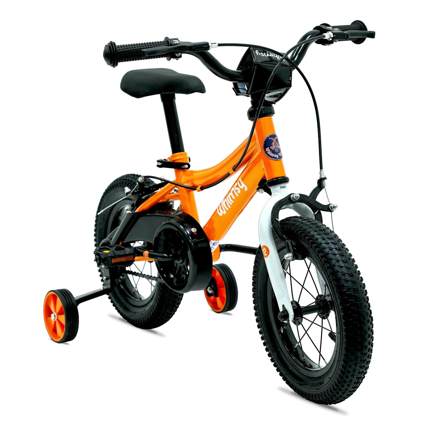 Whimsy Wheels Classic 12" Kids Bike - Orange - Marah Kids