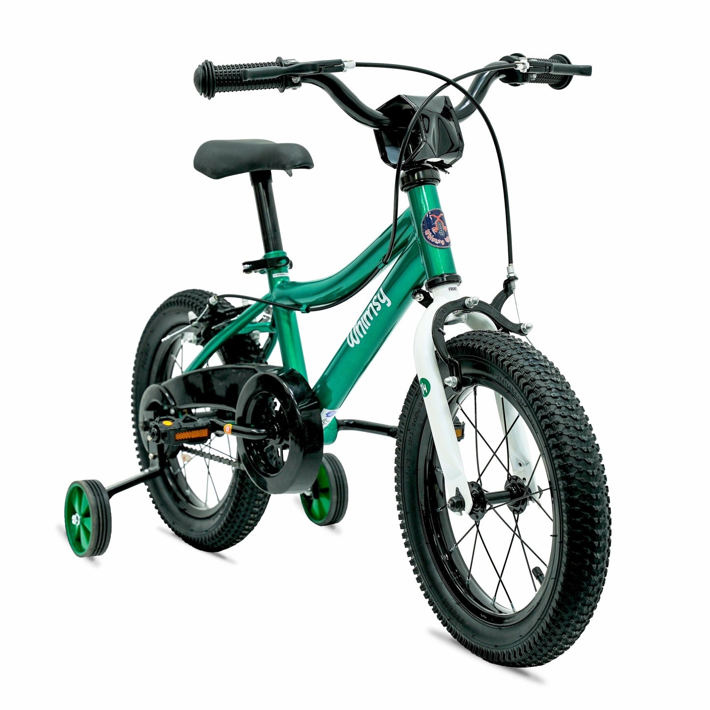 Whimsy Wheels Classic 14" Kids Bike - Green - Marah Kids