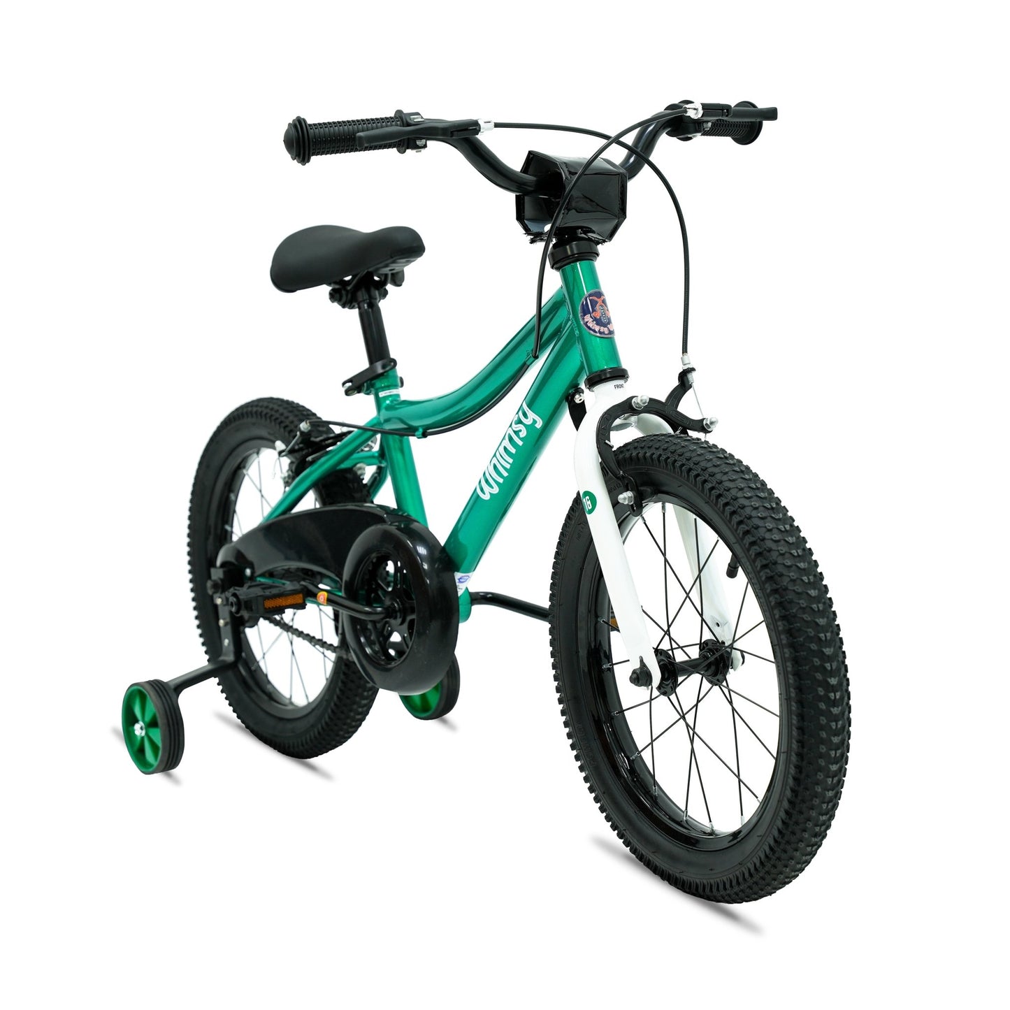 Whimsy Wheels Classic 16" Kids Bike - Green - Marah Kids