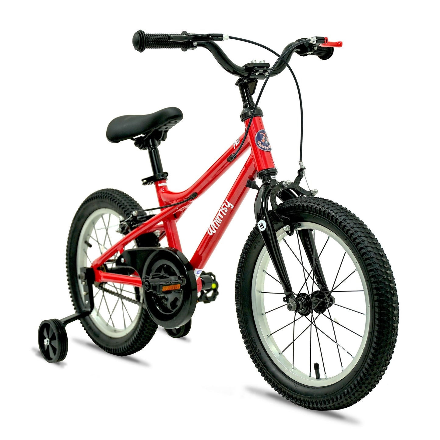 Whimsy Wheels Pro Aluminum 16" Kids Bike - Red - Marah Kids