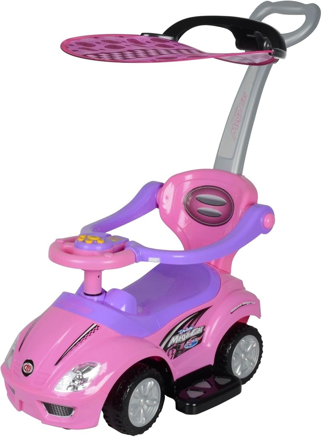 Amsham Mega Pusher Car - Pink - Marah Kids