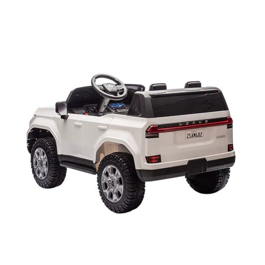 Lexus GX550 Kids Ride - On Car - White 12V - Marah Kids