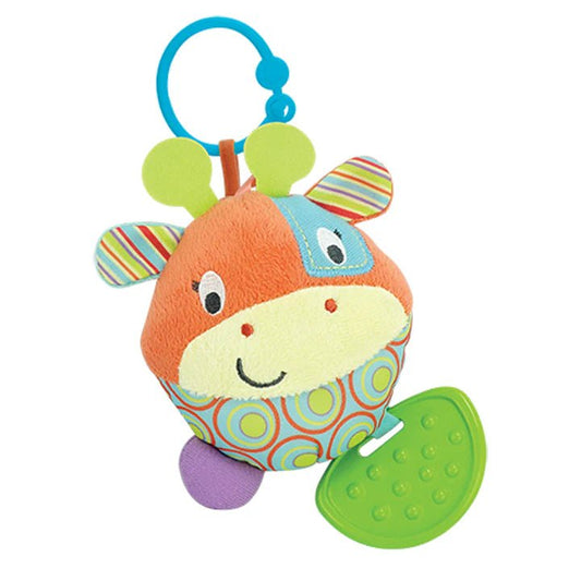 Winfun - Round Patch the Giraffe Teether Rattle - Marah Kids