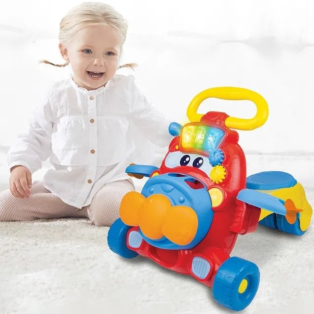 Winfun - Junior Jet 2 - in - 1 Ride - On - Marah Kids