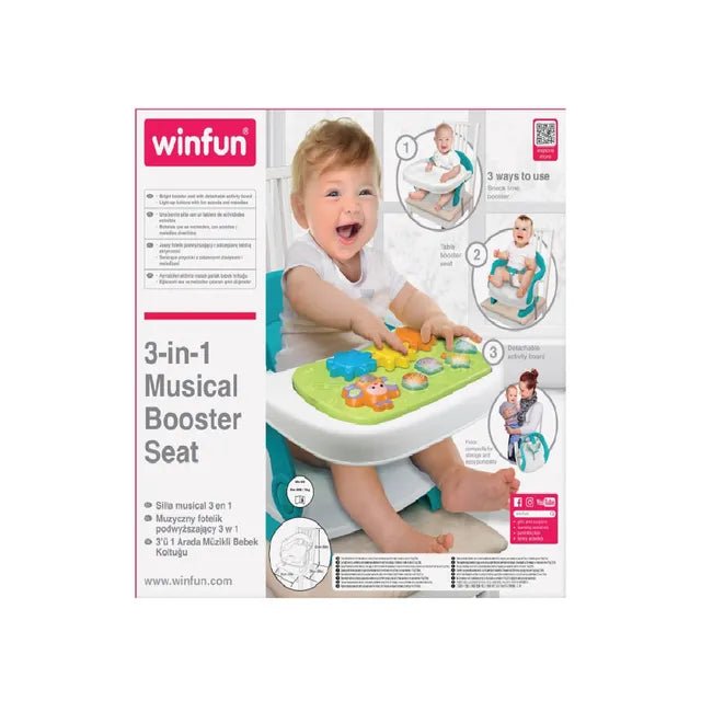 Winfun - 3 - in - 1 Musical Booster Seat - Marah Kids
