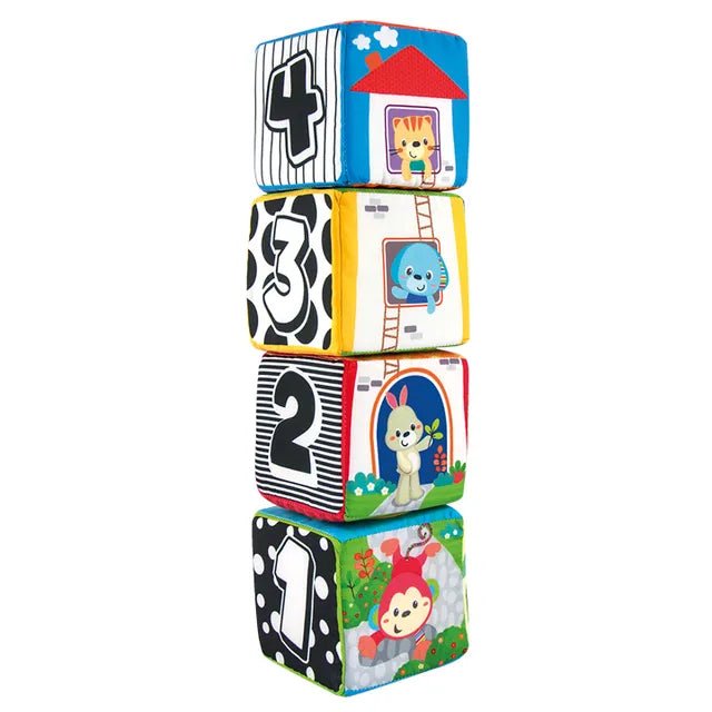 Winfun - Animal Pals Soft Blocks - Marah Kids