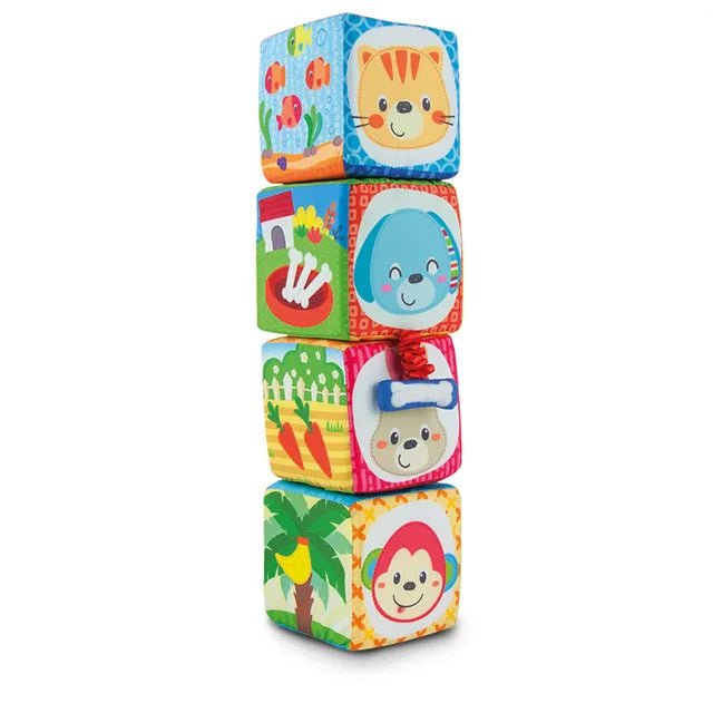 Winfun - Animal Pals Soft Blocks - Marah Kids