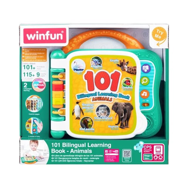 Winfun - 101 Bilingual Learning Book - Animals - Marah Kids