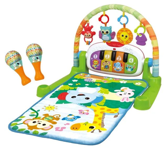 Winfun - Jungle Pals Kick 'N Play Musical Gym Deluxe - Marah Kids