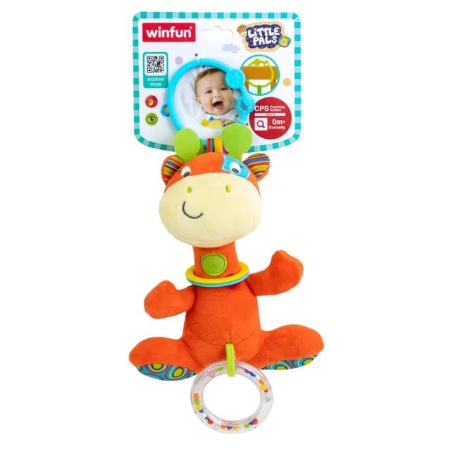 Winfun - Patch the Giraffe Rattle with Rings - Marah Kids