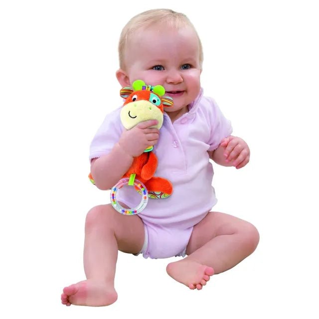 Winfun - Patch the Giraffe Rattle with Rings - Marah Kids