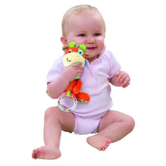 Winfun - Patch the Giraffe Rattle with Rings - Marah Kids