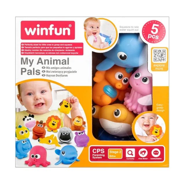 Winfun - Splash 'N Squirt Ocean Pals - 5pcs - Marah Kids